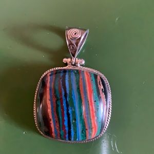 Calsilica Stone Pendant
